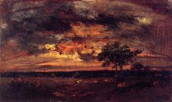 lionofchaeronea:  Twilight Landscape, Théodore