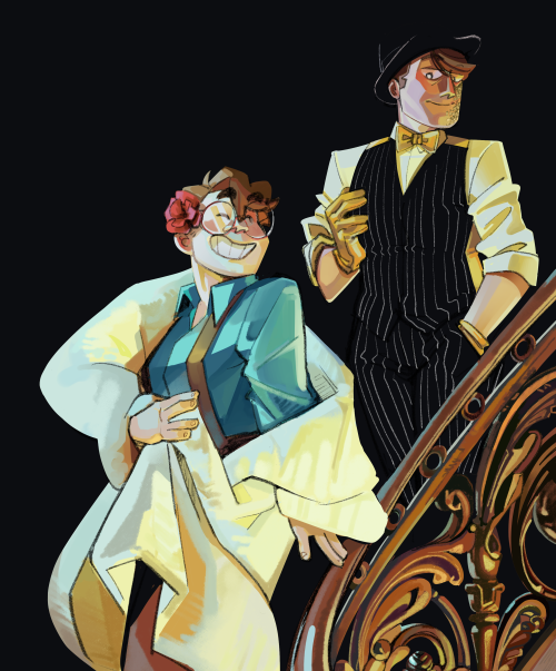 hadestown moceit as the subjects of a leyendecker study bc… why notthe original: