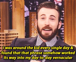 darthtulip:  Evans: [Regarding his nephew] ‘The middle kid, Miles, he’s very