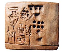 archaicwonder: Sumerian Beer Production Tablet,