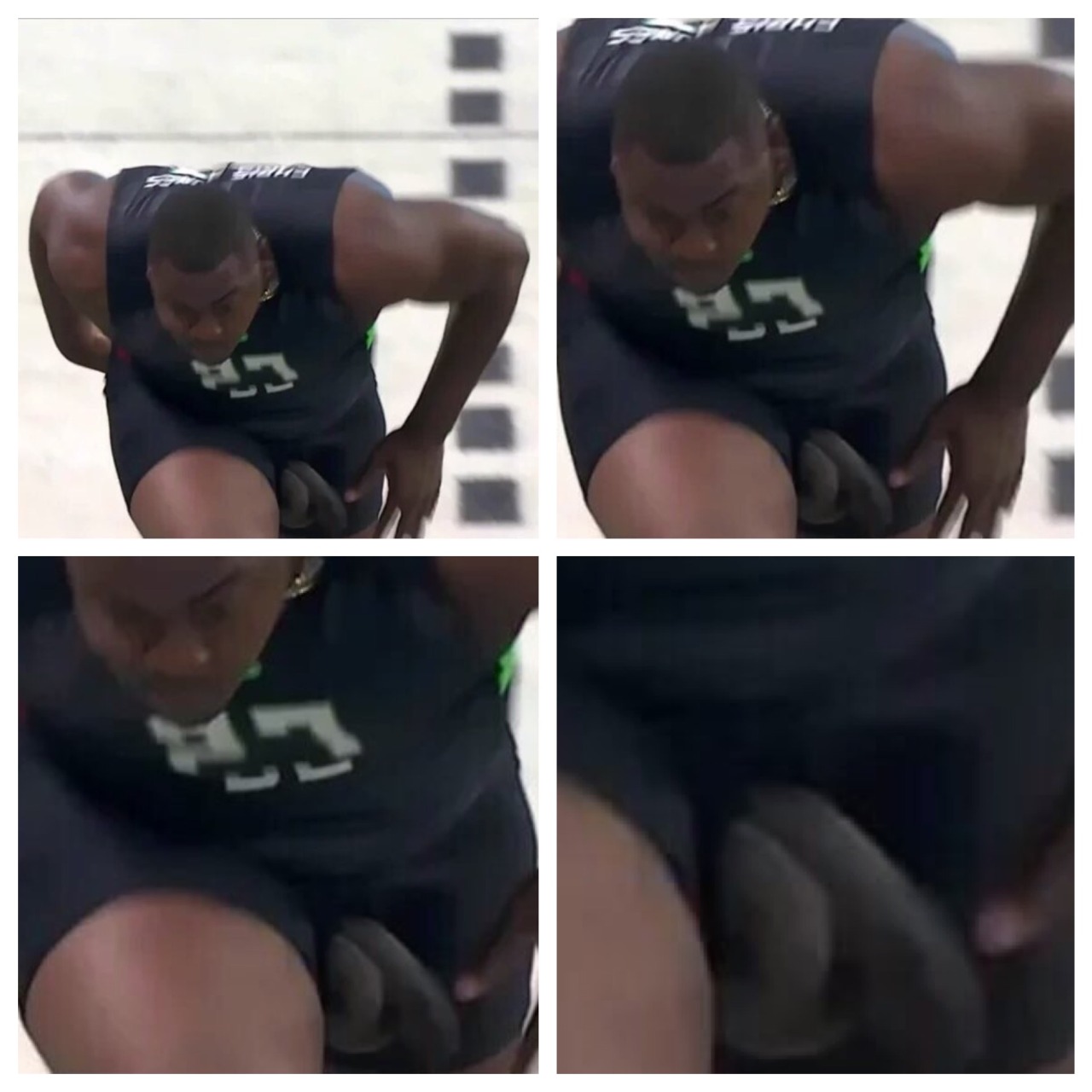sexyaries1992:  His dick is too big for that tight short. 😩😋😍 