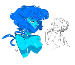 violist:  some lapis sketches from last night