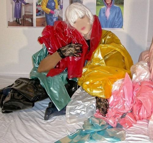 i love my plastic raincoats