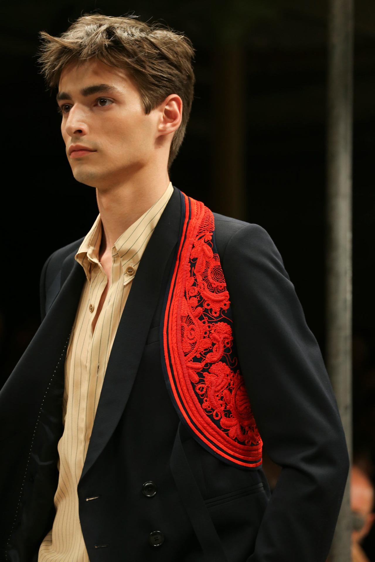  Wojtek Czerski at Dries Van Noten S/S 2015. 