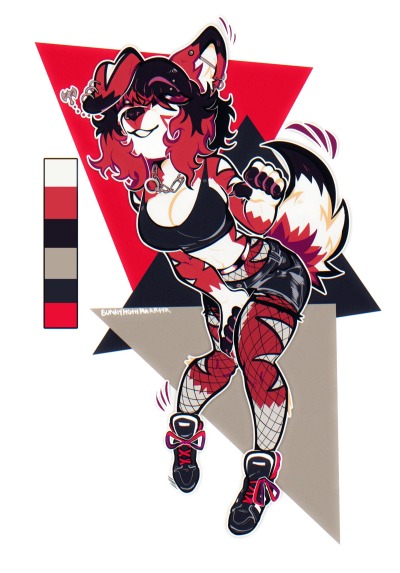 bunnymothmartyr:Another dog girl commission work