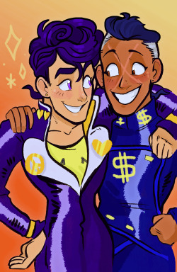 hetteh-spegetteh:  I couldn’t decide which coloring I liked better so here’s both! Whoooooo’s excited to see Oku this Friday? THIS GUY! 