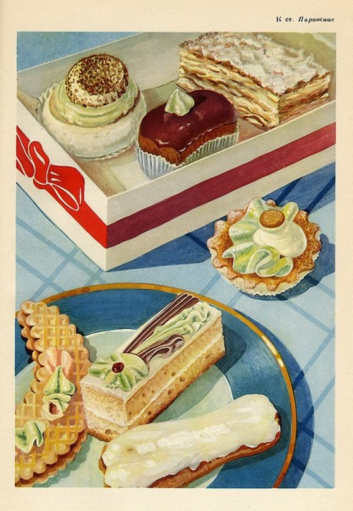 sovietpostcards: Soviet ready-made confectioneries. Most of these are widely produced to this day.&n