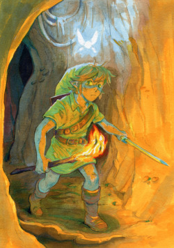 bigsamthompson:rvsa&rsquo;s sketches of Ocarina of Time &amp; Majora&rsquo;s Mask Link make me incredibly sentimental; she really manages to bring Link to life. (Her Flickr account is also worth checking out!)