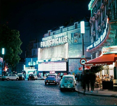 Pigalle, blue night ,1965