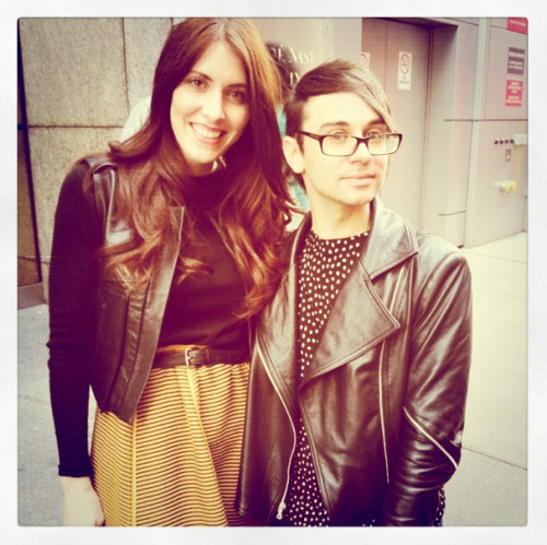 teenvogue:  Our Accessories Director, Sheena, took a moment to snap a picture with designer extraordinaire (and Project Runway Alum!) Christian Siriano at last year’s Fashion University. Join him this October for your chance to catch an Instagram-worth