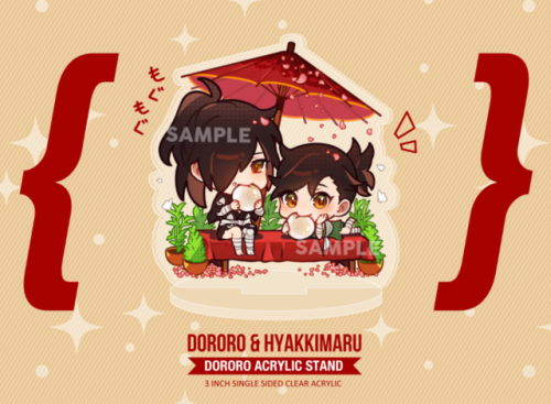 Preorders for my new acrylic charms and standees are now open! &gt;&gt;&gt; ht