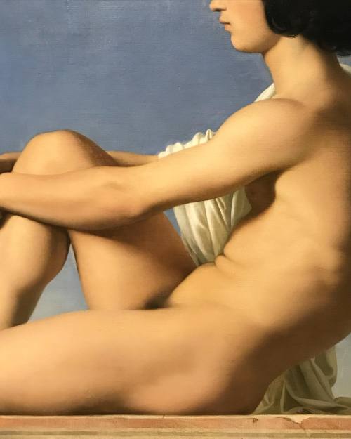 antonio-m:  “Polytes, son of Priam, observing the movements of the Greeks towards Troy”, (1833-4), by Hippolyte Flandrin (1809–1864). French painter. oil on canvas