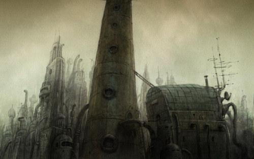 iforinspired:Game scenery from Machinarium by Amanita Design(Awesome point and click game, I love it! Play Demo)