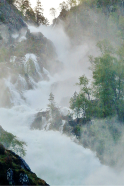 tulipnight:  Wild Waterfall Låtefoss by Thor