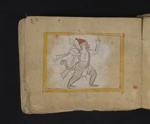 Ms. Coll. 390 Item 2676 is an Indic picture book, containing drawings and miniature paintings of bir