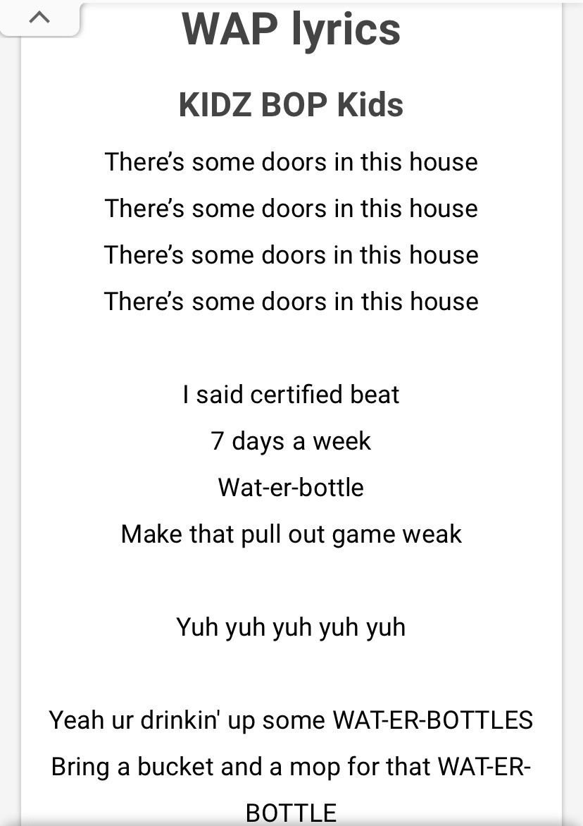 Wap Lyrics Clean Vs Dirty - LYRICKA
