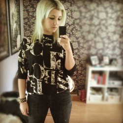 #Today &Amp;Rsquo;S #Outfit #Print #Dada #Letters #Monochrome #Me #Self