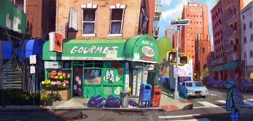 This Was My First Assignment On TMNT In Early 2021. I Asked Asked To Do A Bodega And A Pizza Shop And