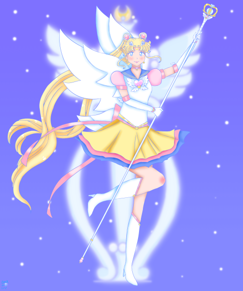 littlemisspinky:this highkey took me forever but im rlly proud of it?? eternal sailor moon!! the sta