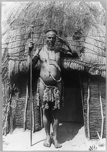ceremony2000:  Zulu chief, South Africa. 