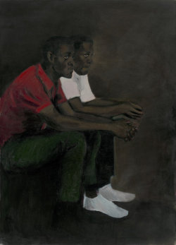 Grundoonmgnx: Lynette Yiadom-Boakye, The Myriad Motives Of Men, 2014  Oil On Canvas,