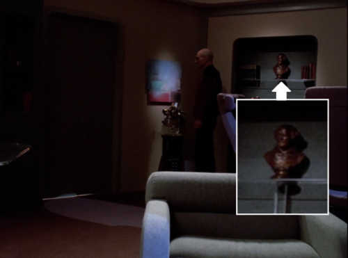 Just so no one’s in any doubt of Captain Picard’s intelligence and erudition - he has a 