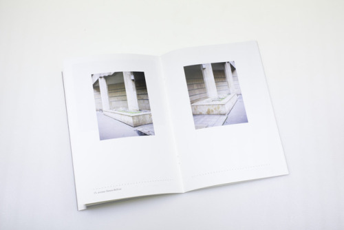 Dummy for Jardins de béton (2012-2014). 60 pages, 16x23 cm. Inside printed on Olin regular na