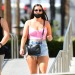Nice shorts and braless