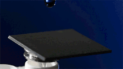 asylum-art:   Scientists Develop Hydrophobic Metal That Causes Water to Bounce 