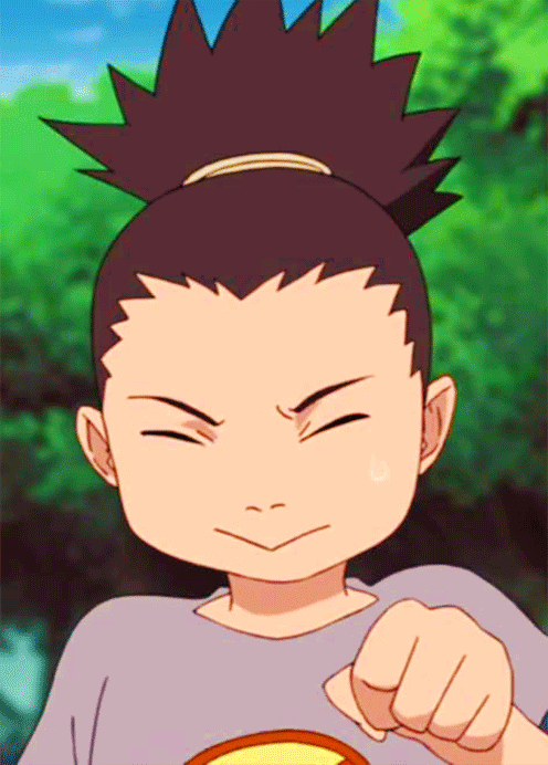 anamicenas:  sakanasa:  N A R U T O    … … . . smol nara  Baby Shikamaru 😍