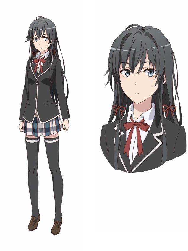 kuudererules:  New Character Designs for Yahari Ore no Seishun Love Come wa Machigatteiru. Zoku