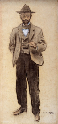 Portrait of Manolo Hugué - Around 1897-1899Ramon