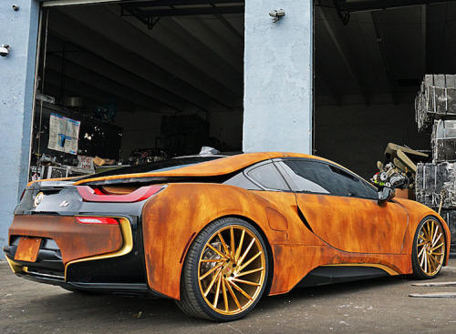 Rust Covered Customized BMWSinger Austin Mahone had commissioned MetroWrapz to transform his BMW &nb