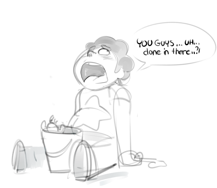 Steven patiently waiting for Gem Dom to be over just like the rest of you  :)(nsfw