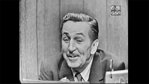 thimbles-acorns-pixiedust:  disneyprincessofthemonthclub:  lackyannie:  carnationplaza:   “I think it’s Walt Disney.” What’s My Line - broadcast on November 11th, 1956. (x)   AHHHHHHHIASFHISAHIAHFASHFSHAIFAHSIFSHAFAHHAHHHHHHH  I will never