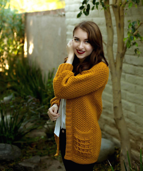 ericacrochets: Waffle Cardigan by Casale Crafts Free Crochet Pattern Here