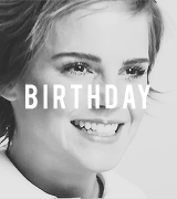 emmawatsonsource:  Happy 23rd Birthday, Emma!       