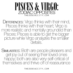 zodiaccity:  Zodiac Opposites: Pisces &