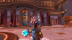 Got a new mace today from Thunder King! Now his whole outfit matches!(Well, almost, but Tyn doesn&rsquo;t go anywhere without his Book of Highborne Hymns).