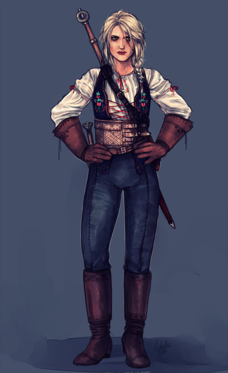 scholladraws:since The Witcher games and stories are based on slavic folklore, culture and myths, I 