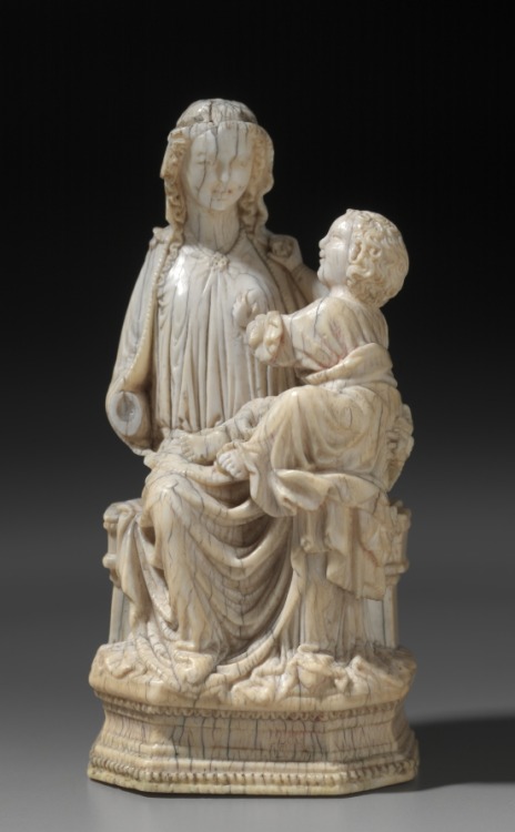 cma-medieval-art: Enthroned Virgin and Child, c. 1250, Cleveland Museum of Art: Medieval ArtSize: wi