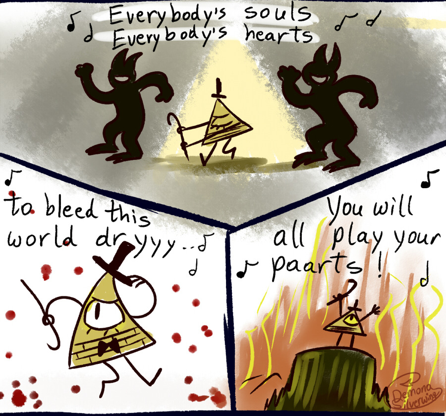 demona-silverwing:  How they really defeat Bill Okay so this is a really trashy idea
