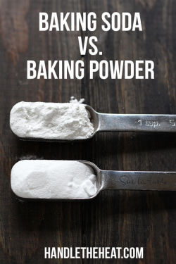foodffs:  Baking Soda vs. Baking PowderThe