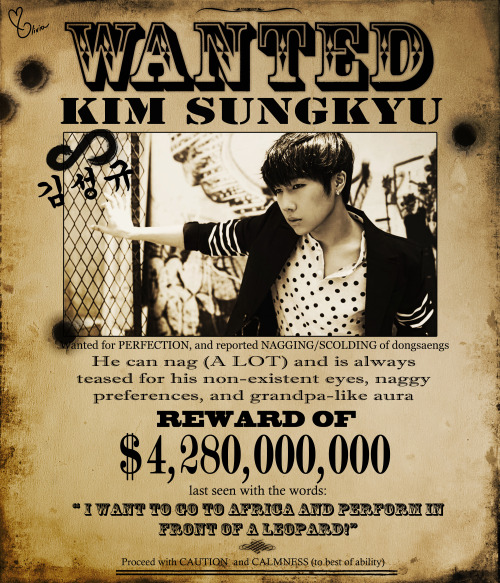 purpleboyhowonee: sungjonginwonderland: INFINITE WANTED Please help us catch these goregous, stunnin