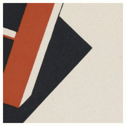 El Lissitzky [Russia] (1890-1941) ~&lsquo;Suprematisch worden van tWee kWAdrA ten in 6 konstrukt