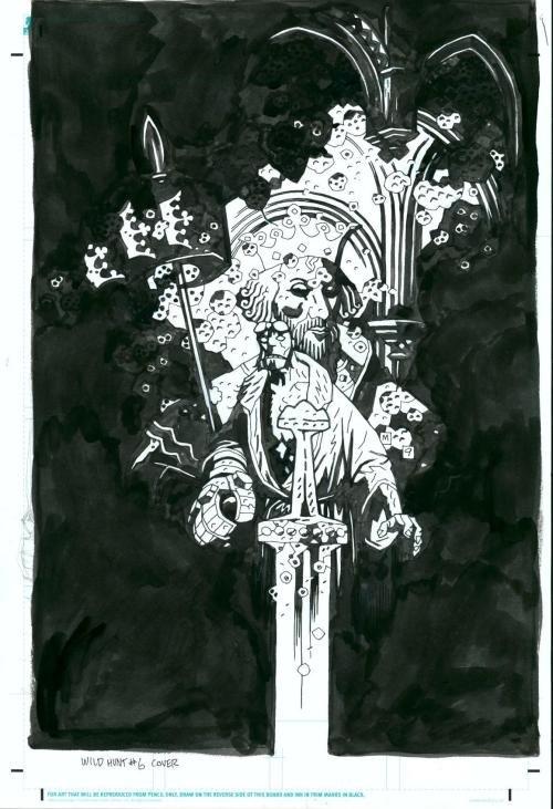 Original Mike Mignola Art For Hellboy Pages And Covers. Ill Be Doing A Number Of These Posts, Because
