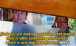 the-riversong:Companions + being cool with the fact that Doctor is an alien.