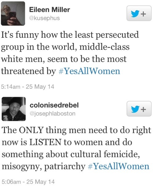 odinsblog:  #yesAllWomen psa 