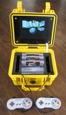 theomeganerd:  Portable Super NES by robotairz
