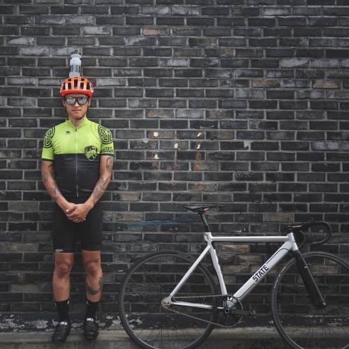 statebicycle: Hacheon Park sporting his ultra-limited edition bottle and jersey. Join the club! $49.